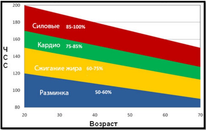 Пульсовой коридор для жиросжигания